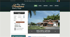 Desktop Screenshot of fincahotelsantana.com